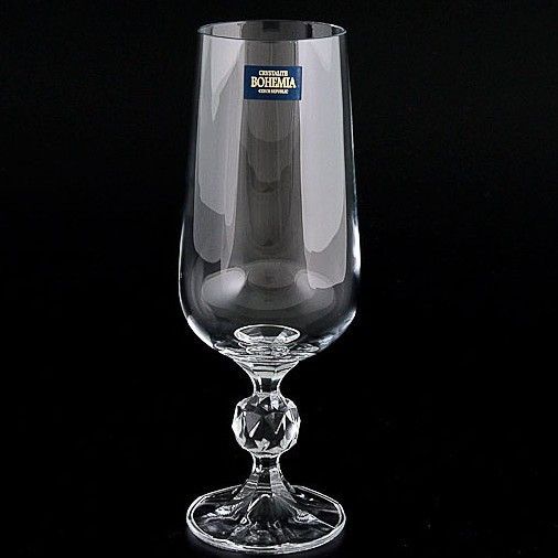 Набор бокалов для пива Bohemia Claudia 280 мл 6 шт 40149/280 пивные бокалы для праздников и отдыха