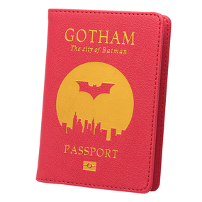 Обкладинка для паспорта SV у стилі Gotham 14.5*10cm Style 11, Червоний