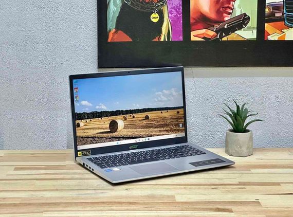 Ультрабук Acer Aspire 3 A315-58 / 15.6" (1920x1080) IPS / Intel Core i5-1135G7 (4 (8) ядра по 2.4 - 4.2 GHz) / 8 GB DDR4 / 512 GB SSD M.2 / Intel Iris Xe Graphics / WebCam / Win 11 Home б/в | Зображення 2