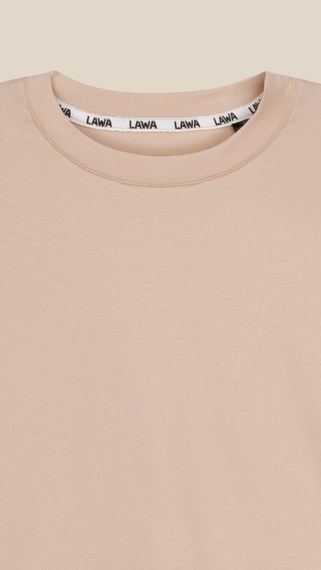 Футболка однотонна жіноча LAWA WBC02311 XL Бежевий shop (2000999204937) | Зображення 1