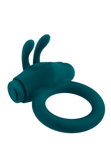 Эрекционное кольцо с вибропулей Evolved Playboy Bunny Buzzer, зеленое sexstyle | Зображення 4