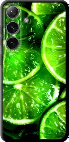 Чохол на Samsung Galaxy S24 Зелені часточки лимона "852b-3390-2448"