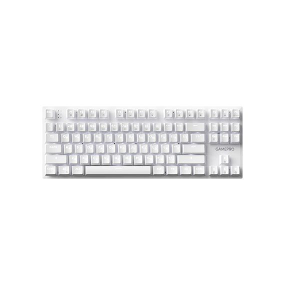 Клавіатура GamePro Genesis Joker MK124W Outemu Red Switch USB UA White (MK124W)