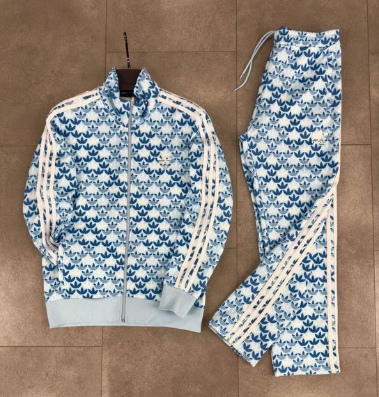 костюм спортивний Adidas Retro Blum, голубий