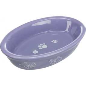 Миска Trixie для котів короткомордих порід овальна керамічна 15х10 см 200 мл