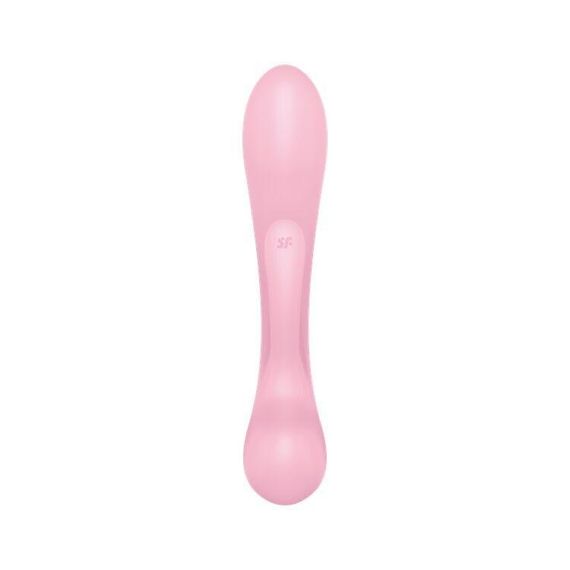 Двосторонній вібратор-кролик Satisfyer Triple Oh Pink (м'яте паковання!!!) Sex Aura | Зображення 4
