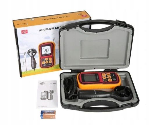 Термоанемометр 0,8-45 м/с, -10-45 °C BENETECH GM8901 | Зображення 1