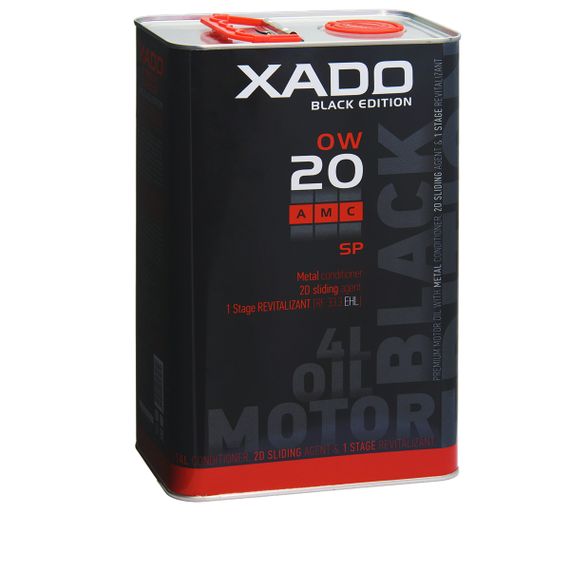 Моторна олива XADO Atomic Oil SP AMC Black Edition синтетична 0W-20  4л