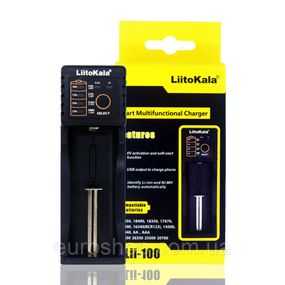 Зарядное устройство LiitoKala Lii -100 для аккумуляторной батарееки, универсальное, павербанк