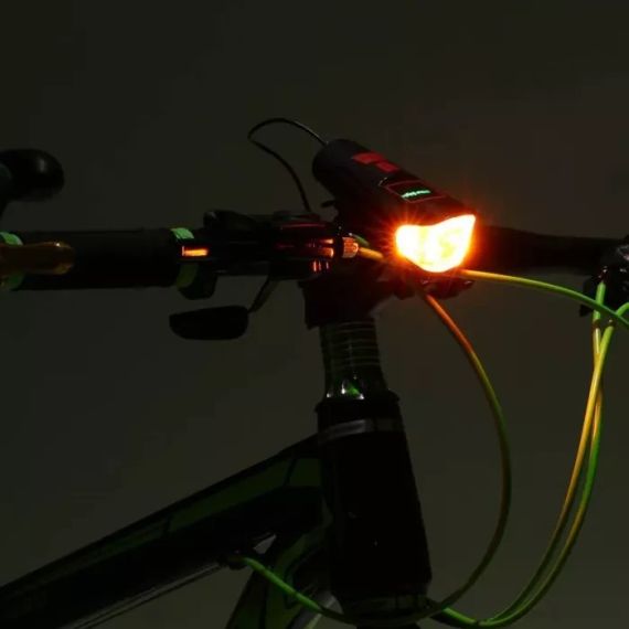 Велофара + дзвінок XA-585C-T6+2LED | Зображення 2