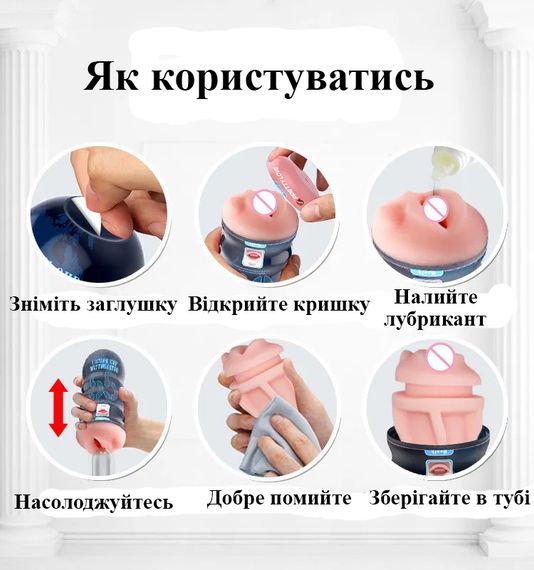 Анус-мастурбатор у колбі Pretty Love Anus | Зображення 4