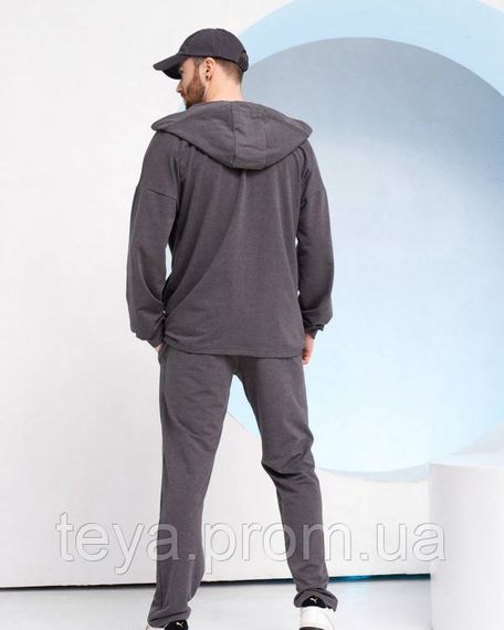 Спортивний костюм колір темно-сірий розміри XL, M, XXL, 3XL, S, L FI_009541 | Зображення 2