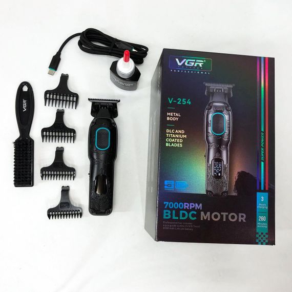 Універсальні машинки для стрижки волосся VGR, Машинка для стрижки акумуляторна з насадками CE-54 | Зображення 4