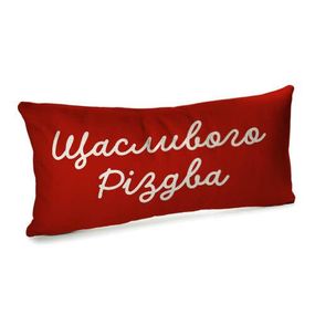 Подушка для дивану оксамитова Счастливого Різдва 50x24 см (52BP_23NG005)