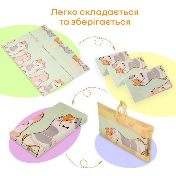 Дитячий складний термокилимок 147cм х 196см х 7мм SW-00003034 | Зображення 6