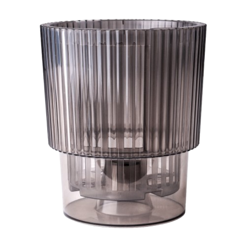 Вазон "Стелла" для орхідей з дренажем 16*18,5см. (корич. пр.)