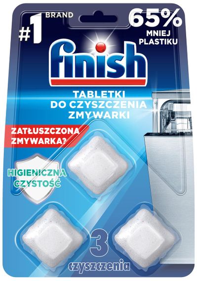 Таблетки для чищення посудомийних машин FINISH - 3 шт
