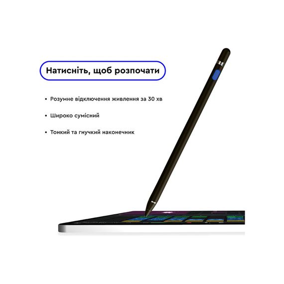 Стилус AirOn AirPen для ємнісного дисплею Black (6126755803223) | Зображення 4