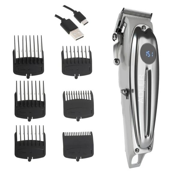 Машинка для стрижки волосся Adler AD 2831 акумуляторна з дисплеєм (UA-01) | Зображення 2