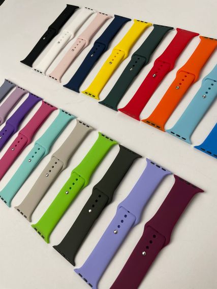 Силіконовий ремінець для розумного годинника Smart Watch 38/40 (Помаранчевий) | Зображення 2