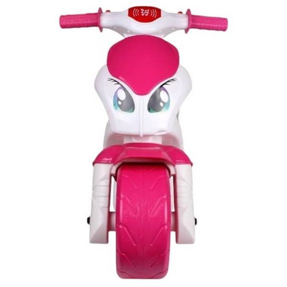 Толокар Мотоцикл Беговел Technok Toys 7204 Рожевий з білим