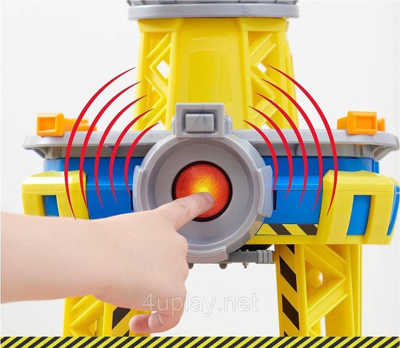 Игровой набор Крепыш и команда Подъемный кран-башня Бухты строителей Rubble & Crew Bark Yard Crane Tower | Зображення 7