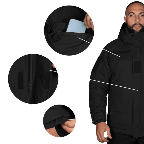Куртка Patrol System 4.0 RainWall Чорна (8301), L | Зображення 8