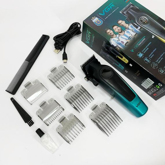 Профі машинка для стрижки волосся VGR, Машинка для стрижки від акб Набір машинок XK-34 | Зображення 1