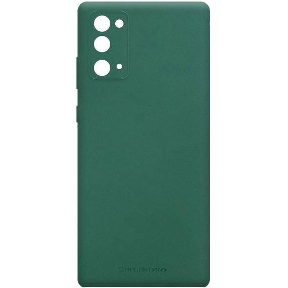 TPU чехол Molan Cano Smooth для Samsung Galaxy Note 20 Зелений