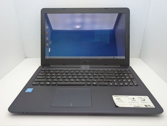 Ноутбук Asus E502S Black / 15.6" (1366x768) TN / Intel Pentium N3700 (4 ядра по 1.6 - 2.4 GHz) / 4 GB DDR3 / 120 GB SSD / Intel HD Graphics / WebCam б/у | Зображення 1