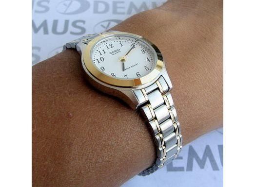 Красиві жіночі кварцові годинники наручні оригінальні Японія Casio Collection LTP-1263PG-7BEF | Зображення 1