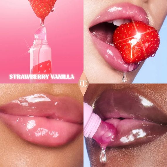 Олійка-блиск для губ Charlotte Tilbury Unreal Lips Nectar oil - Strawberry Vanilla (14 ml) | Зображення 2