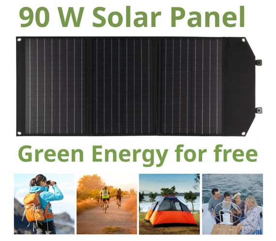 Портативний зарядний пристрій сонячна панель Bresser Mobile Solar Charger 90 Watt USB DC (3810060) 930151 | Зображення 5