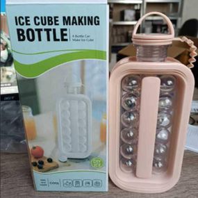 Силіконова форма для льоду ICE CUBE TRAY Бежева