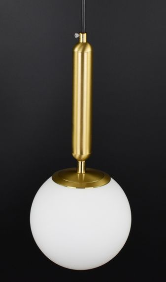 Люстра підвісна на 1 лампочку 27051 Латунь 40-100х15х15 см. | Зображення 8