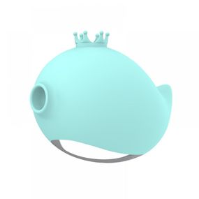 Вакуумний стимулятор клітора RACHEL Vibrating & Sucking Fish USB 9 functions, Blue sexstyle