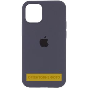 Чохол Silicone Case Full Protective (AA) для Apple iPhone 17 (6.3") Сірий / Dark Gray