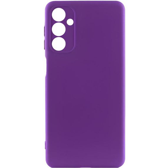 Чохол TPU GETMAN Liquid Silk Full Camera для Samsung Galaxy A14 4G/5G Фіолетовий / Purple