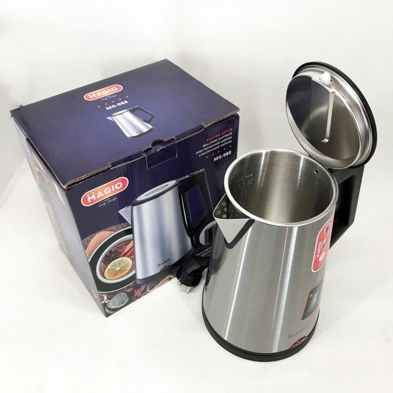 Електрочайник MAGIO MG-988, гарний електричний чайник, тихий електричний чайник, безшумний чайник | Зображення 8