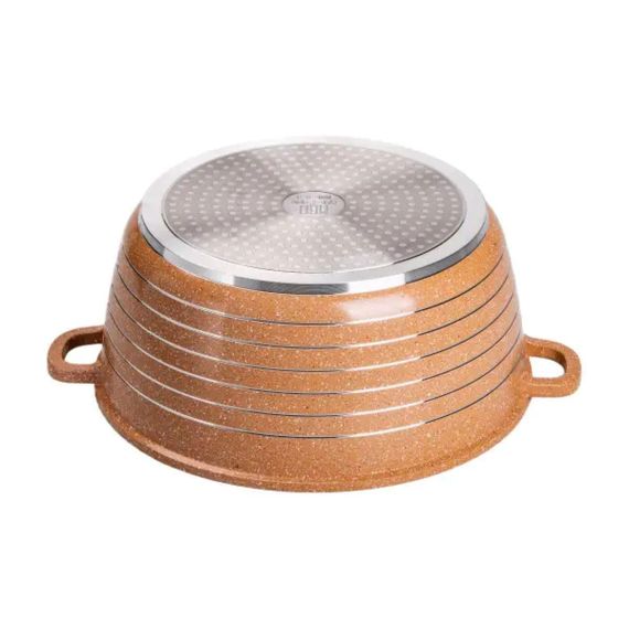 Набор из 5 хозяйственных кастрюль, 2,5-9 литров, толстое дно, алюминий MGC HP-4-411CH | Зображення 3