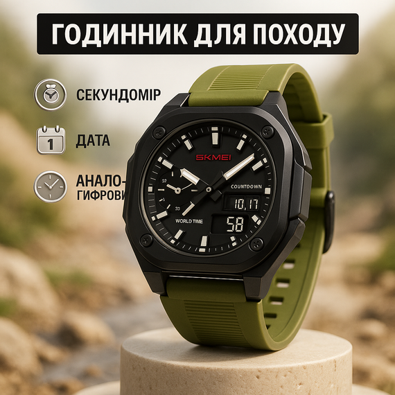Оригінальний спортивний годинник SKMEI, Годинник військовий чоловічий Спеціальний для армії IY-38