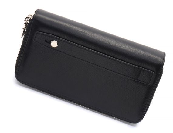 Чорний чоловічий клатч на дві блискавки з натуральної шкіри Marco Coverna MC-801-1 | Зображення 8