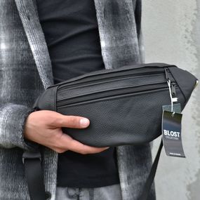 Мужская барсетка на пояс  / Нагрудная сумка бананка вместительная / Сумка мужская VK-443 поясная бананка