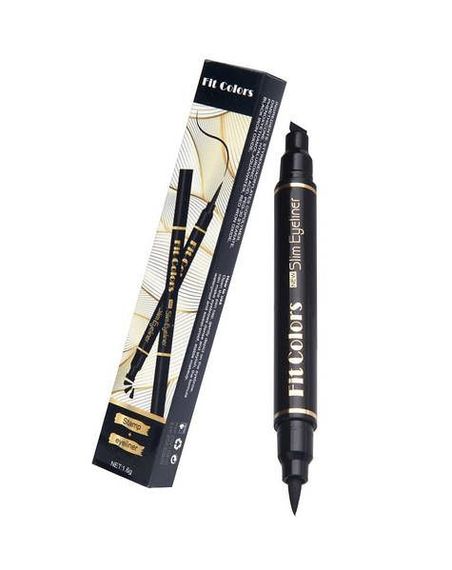 Підводка-фломастер для повік зі штампом Fit Colors slim eyeliner | Зображення 1