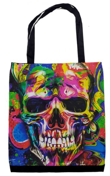 Сумка шопер Гарда  4Profi Skull Grafity роз. L 29579