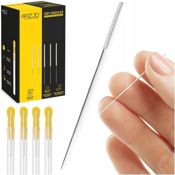 Иглы акупунктурные 4FIZJO P-5905973405102 с направляющей, 0,3х100 мм, 100 шт | Зображення 2