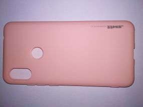 Силіконова (TPU) обкладинка SMTT для Xiaomi Note 6 Pro Рожевий