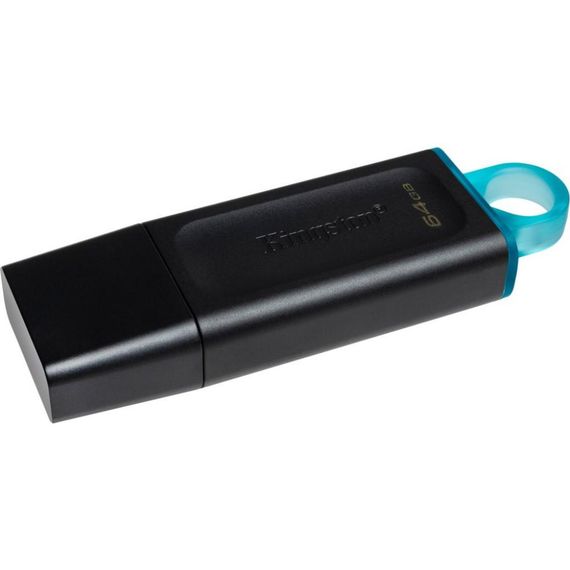 USB флеш накопичувач Kingston 64GB DataTraveler Exodia Black/Teal USB 3.2 (DTX/64GB) | Зображення 1