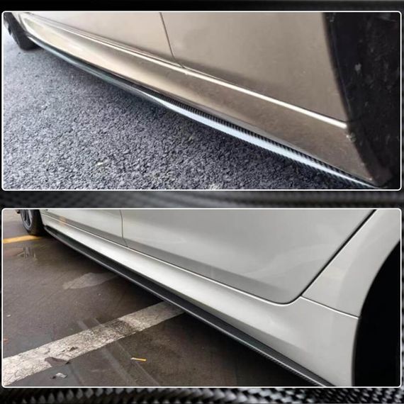 Накладки на пороги (для F10 M-Sport/M5, Карбон) для BMW 5 серия F-10/11/07 2010-2016 гг | Зображення 3