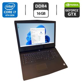 Ігровий ноутбук Dell Alienware 17 R4 / 17.3" (1920x1080) IPS / Intel Core i7-7820HQ (4 (8) ядер по 2.9 - 3.9 GHz) / 16 GB DDR4 / 128 GB SSD + 2000 GB HDD / nVidia GeForce GTX 1060, 6 GB GDDR5, 192-bit / WebCam б/в